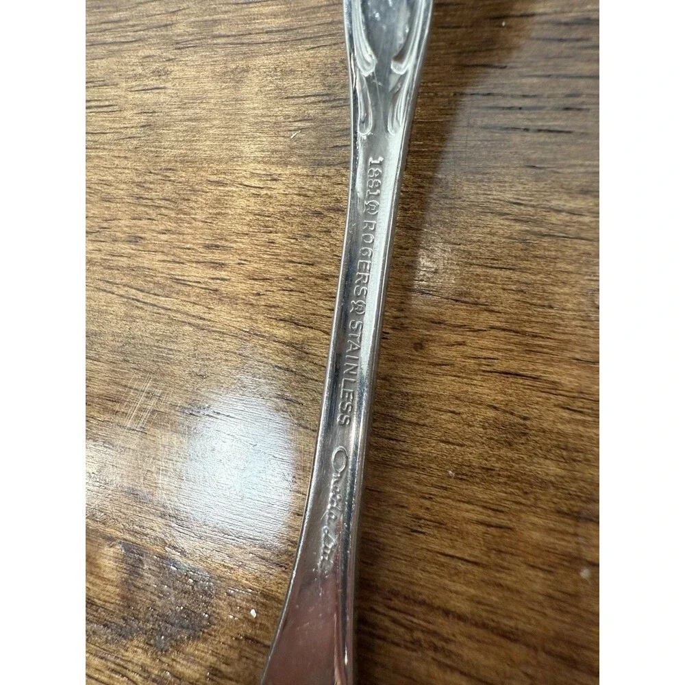 Arbor Rose-True Rose (Stainless) by ONEIDA SILVER, vintage, flatware